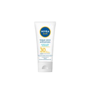 Protetor Solar Nivea Facial Sun Antissinais Toque Seco Fps30 40ml