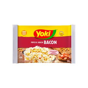 Pipoca de Microondas Yoki Bacon 100g