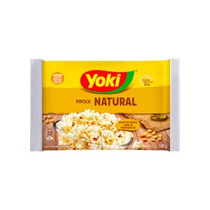 Pipoca de Microondas Yoki Natural 100g