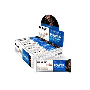 Barra Max Titanium Power Protein 15g Proteina Bombom Avelã com coco 41g