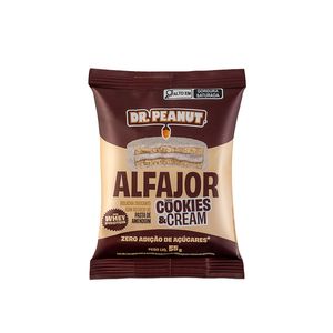 Alfajor Dr.Peanut 7g Proteina Cookies & Cream 55g