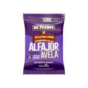 Alfajor Dr.Peanut 6,9g Proteina Avelã 55g