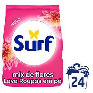 Sabão em pó 5 em 1 Surf Rosas e flor-de-lis 1,6kg