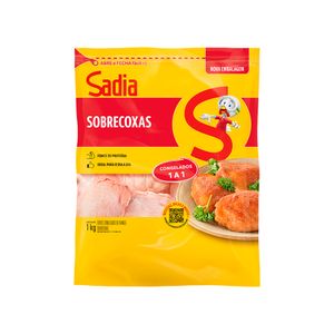 Sobrecoxa de Frango Sadia Congelada Zip 1kg