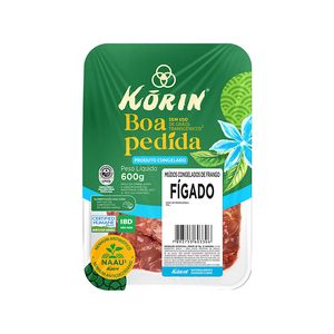Fígado de Frango Korin sem Transgênico Congelado Bandeja 600g