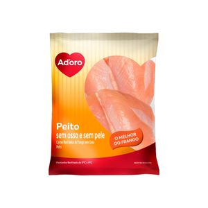 Peito de Frango Resfriado sem Osso sem Pele Pacote 1 Unidade 1,480kg