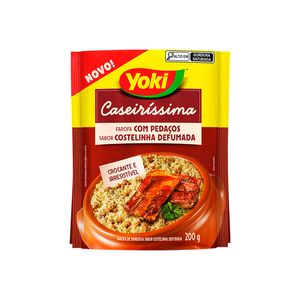 Farofa Mandioca Yoki Caseirissima Pedaços Sabor Costelinha 200g