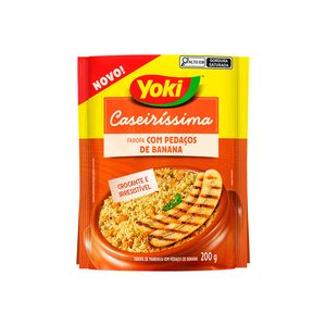 Farofa Mandioca Yoki Caseiríssima Pedaços de Banana 200g