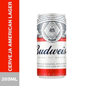 Cerveja Budweiser American Lager 269ml Lata