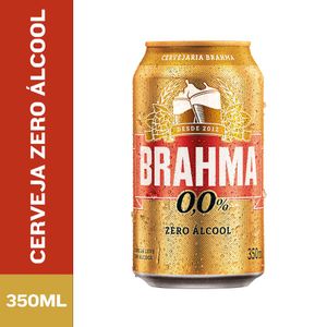 Cerveja Brahma Zero Lata 350ml