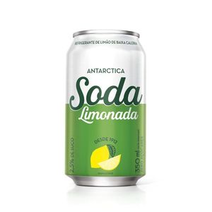 Refrigerante Antarctica Soda Diet Limonada Lata 350ml