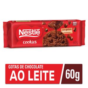 Biscoito Nestlé Cookie Classic Gotas Chocolate 60g