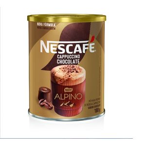 Café Solúvel NESCAFÉ CAPPUCCINO Alpino Lata 180g