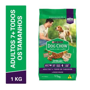 Ração NESTLÉ PURINA DOG CHOW EXTRALIFE Senior Carne, Frango e Arroz 1kg