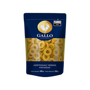 Azeitona Gallo Verde Fatiada Sachê 150g