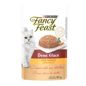 Ração Úmida FANCY FEAST DEMI GLACE Gatos Adultos Frango 85g