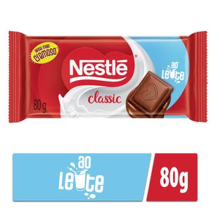 Chocolate Nestlé Tablete Classic ao Leite 80g
