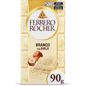 Chocolate Ferrero Rocher Tablete Branco 90g