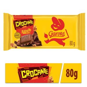 Chocolate Garoto Tablete Crocante 80g
