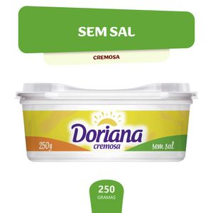Margarina cremosa sem sal Doriana 250g