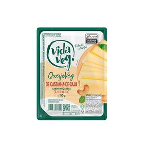 Queijo Muçarela Vida Veg Castanha de Caju Fatiado 150g