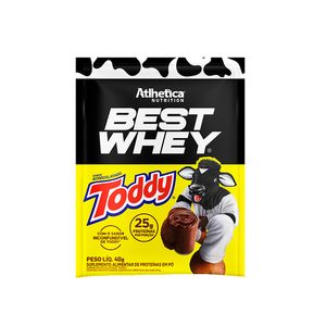 Suplemento Alimentar Atlhetica Best Whey 25g Protein Achocolatado Toddy 40g