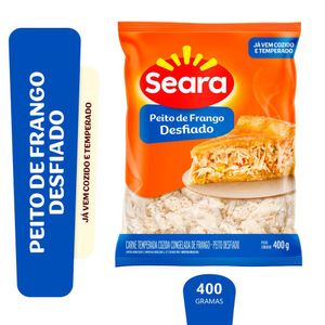 Peito de Frango Seara Cozido Desfiado 400g