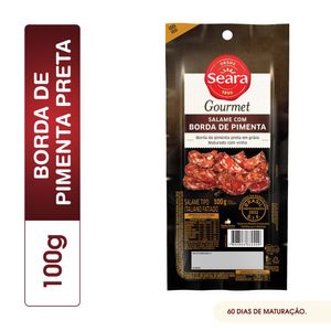Salame Seara Gourmet Italiano Borda de Pimenta 100 g