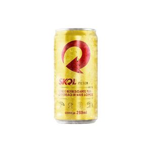 Cerveja Skol Pilsen Lata 269ml