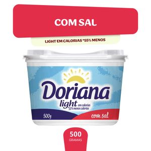 Margarina cremosa light com sal Doriana 500g