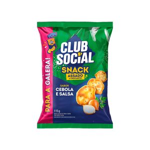 Salgadinho Club Social Cebola E Salsa 115g