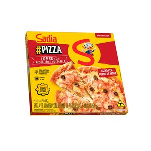Pizza Sadia Lombo, Catupiry e Mussarela 460g