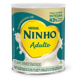 Leite em Pó Ninho Semi Desnatado Adulto Lata 350g