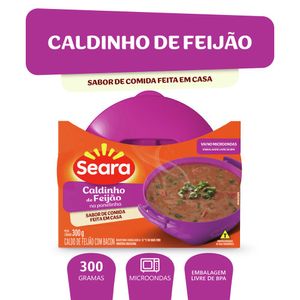 Panelinha Seara Caldo de Feijão com Bacon 300g