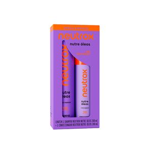 Shampoo 300ml + Condicionador 200ml Neutrox Nutri Óleos
