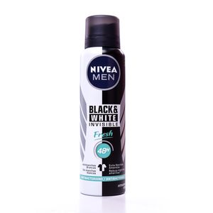 Desodorante Nivea Black & White Fresh Masculino Aerosol 150ml