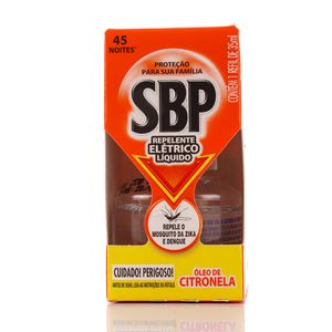 Refil Elétrico SBP Citronela 45 Noites 35ml