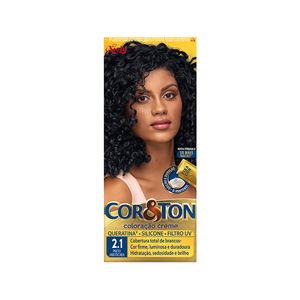 Tintura Cor&Ton Mini Kit Preto Jabuticaba N. 2.1 un