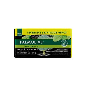 Sabonete Palmolive Naturals Argila e Eucalipto Lv6 Pg - 85g