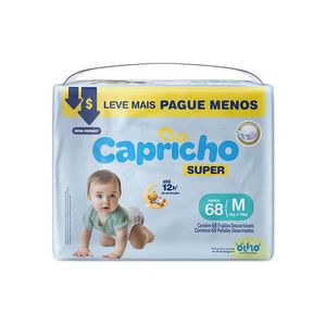Fralda Capricho Super M com 68un