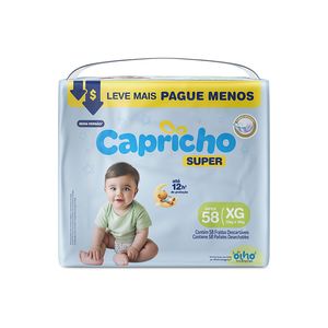 Fralda Capricho Super Xg 58un