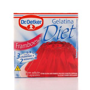 Gelatina Dr. Oetker Diet Framboesa 12g