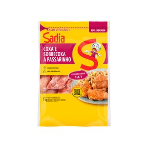 Coxa com Sobrecoxa de Frango Sadia a Passarinho Congelada 1a1 1kg