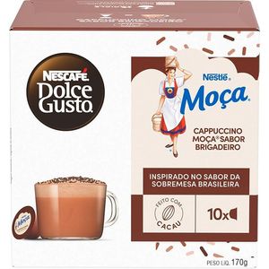 Café em Cápsula Nescafé Dolce Gusto MOÇA BRIGADEIRO 10 Cápsulas 170g
