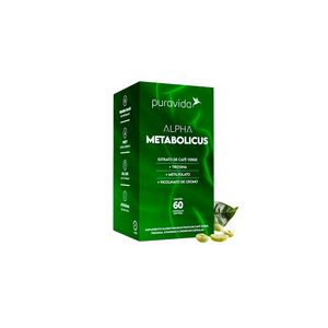 Suplemento Alimentar Pura Vida Alpha Metabolicus Extrato de Café Verde com 60 Cápsulas un