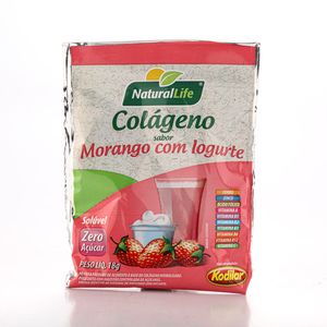 Colágeno Natural Life Zero Morango com Iogurte 18g