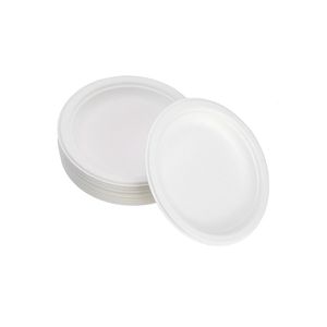 Prato Fibraform Isopor Descartável 23cm com 25un
