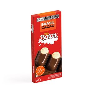 Chocolate Nestlé Brasil Cacau Tablete Baton 90g