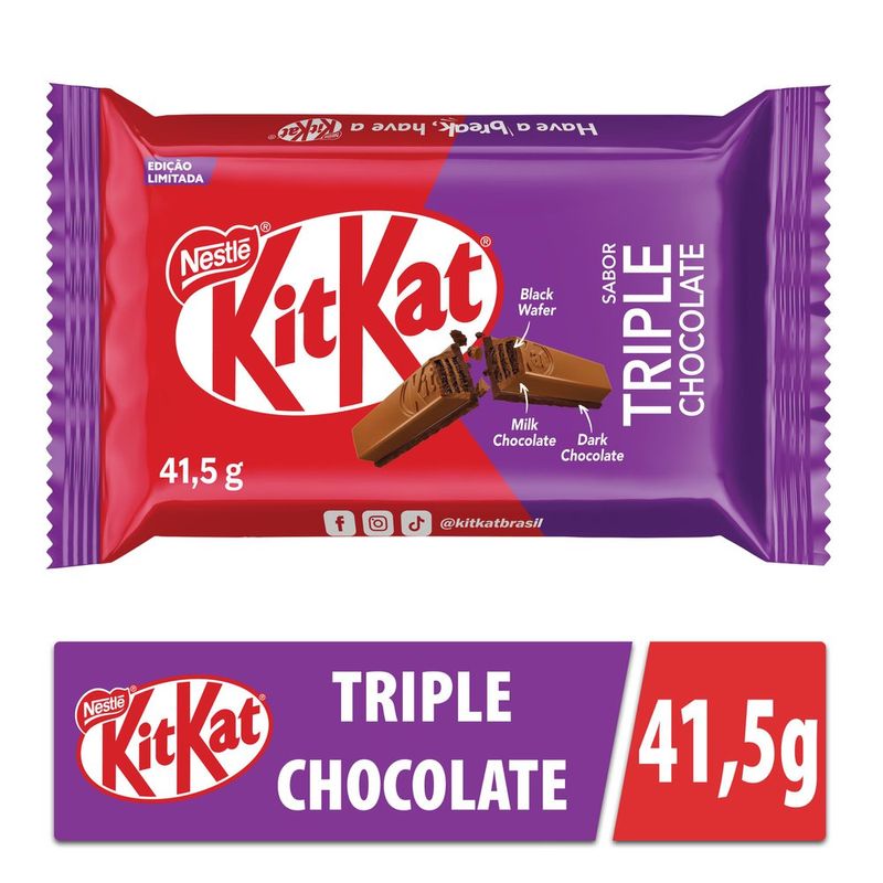 Chocolate Nestlé Kit Kat Triple Chocolate 41,5g - Covabra