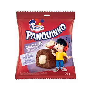 Bolo Panco Panfi Chocolate Recheado Baunilha 70g